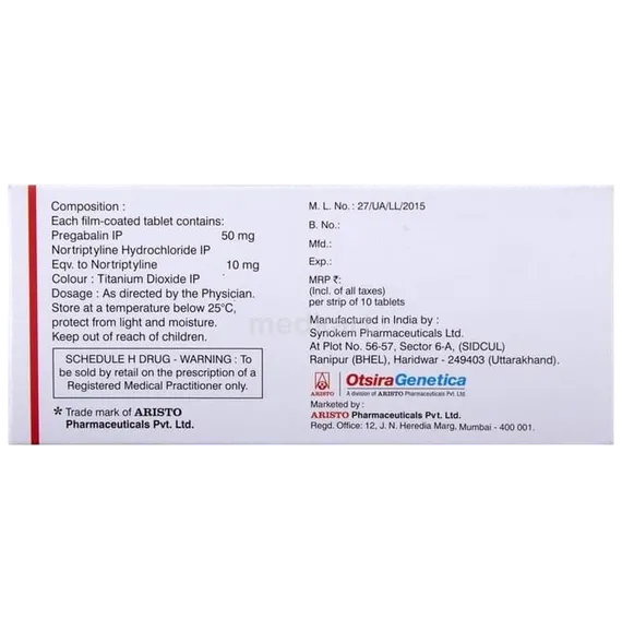 meganeuron nt 50mg tablet 10's